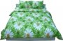 На фото Комплект постельного белья Руно 220х240 см 4шт Евро Зеленый (845.114Г_GL-0500 Green)