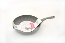 На фото Сковородка VULCANO 28 см с каменным антипригарным покрытием индукционное дно (AL-4943.28)