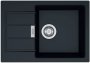 На фото Кухонная мойка Franke Sirius Tectonite SID 611-62 Slim Черная (114.0497.937)