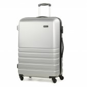 На фото Чемодан на колесах Rock Byron Silver (L) (925051)