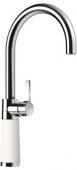 Кухонный смеситель Schock SC520 Alpina-07 хром/белый (55500007) На фото Кухонный смеситель Schock SC520 Alpina-07 хром/белый (55500007)
