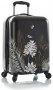 На фото Чемодан Heys Oasis (S) Black/Gold Leaf (926754)