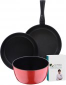 На фото Набор посуды Bergner Сook&Сook 5 предметов (BG-8442-BY)