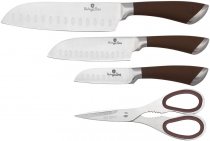 На фото Набор ножей Berlinger Haus Velvet Chef Line 4 предмета (BH-2050)