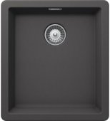 На фото Кухонная мойка Schock Brooklyn N100 S Nero-13 (34024513)
