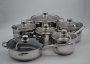 На фото Набор посуды из нержавеющей стали Benson 12 предметов (BN-208)