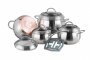 На фото Набор посуды Vinzer Majestic Optima 9 предметов (89041)