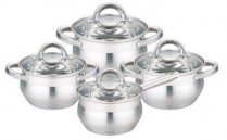 На фото Набор посуды из нержавеющей стали Edenberg 8 предметов (EB-3717)