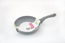 На фото Сковорода Fissman VULCANO 20 см AL-4940.20 с каменным покрытием индукционное дно (AL-4940.20)