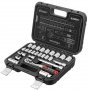 На фото Набор инструментов Intertool 3/8" 26ед. Cr-V STORM (ET-8026)