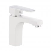 Смеситель для раковины MIXXUS MISSOURI 001 белый (MI0592) На фото Смеситель для раковины MIXXUS MISSOURI 001 белый (MI0592)