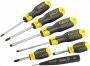 На фото Набор отверток Stanley Cushion Grip 6 шт (0-65-009)