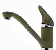 Кухонный смеситель Schock Aqualux Foresta-19 зеленый (72900019) На фото Кухонный смеситель Schock Aqualux Foresta-19 зеленый (72900019)