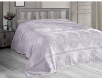 На фото Простынь махровая Arya 160X220 Misley Lila (8696422530311)