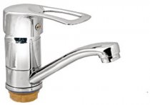 Смеситель для кухни Champion Hansberg 555-15 CM на гайке (CH0039) На фото Смеситель для кухни Champion Hansberg 555-15 CM на гайке (CH0039)