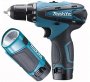 На фото Шуруповерт аккумуляторный Makita DF330DWLE 10.8 В Li-Ion (37487)