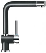 Смеситель для кухни Schock Piega Puro-84 черный (54700084) На фото Смеситель для кухни Schock Piega Puro-84 черный (54700084)