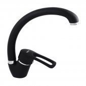 Смеситель для кухни ZERIX YUB 181 черный (ZX2793) На фото Смеситель для кухни ZERIX YUB 181 черный (ZX2793)