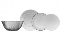 Сервиз столовый Luminarc Trianon Graphite 19 предметов (N5755) На фото Сервиз столовый Luminarc Trianon Graphite 19 предметов (N5755)