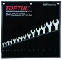 На фото Набор ключей комбинированных Toptul 14 шт 8-32 Hi-Performance (GPAX1401)