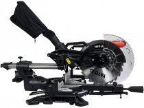 Торцовочная пила с лазером и протяжкой YATO 1.8 кВт, 255 х 30 мм, 5000 об/мин (YT-82173) На фото Торцовочная пила с лазером и протяжкой YATO 1.8 кВт, 255 х 30 мм, 5000 об/мин (YT-82173)