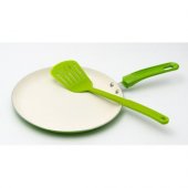 Сковорода Maestro Rainbow с лопаткой 25 см зеленая (MR-1212-25) На фото Сковорода Maestro Rainbow с лопаткой 25 см зеленая (MR-1212-25)