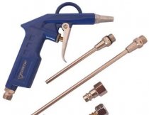 На фото Пневмопистолет воздушный Forte AG-16KIT с соплами (32140)
