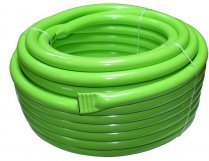 На фото Шланг поливочный усиленный Mastertool 3/4" 30 м салатный (92-1013)