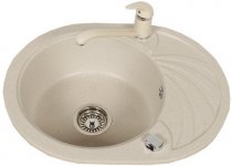 На фото Кухонная мойка Brenor Solano 10 06 Серая