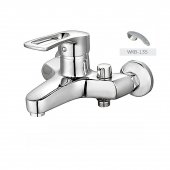 Смеситель для ванны ZERIX FAD 135 (ZX0212) На фото Смеситель для ванны ZERIX FAD 135 (ZX0212)