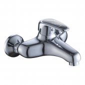 Смеситель для ванны Haiba MAGIC 009 с черной ручкой (HB0696) На фото Смеситель для ванны Haiba MAGIC 009 с черной ручкой (HB0696)