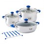 Набор посуды Krauff Royalblau 7 предметов 26-242-010 На фото Набор посуды Krauff Royalblau 7 предметов 26-242-010