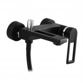 На фото Смеситель для ванны Haiba FOSTER 009 черный (HB0966)