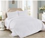 На фото Постельное белье Love you Пике Белое Евро (198021)