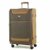 На фото Чемодан на колесах Members Boston (L) Dark Brown (925071)