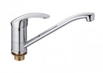 Кухонный смеситель Haiba Mars 555 на гайке (HB0268) На фото Кухонный смеситель Haiba Mars 555 на гайке (HB0268)