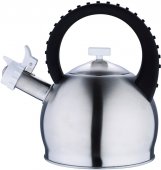 Чайник со свистком Bergner 2.8 л (BG-3742-BK) На фото Чайник со свистком Bergner 2.8 л (BG-3742-BK)