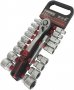 На фото Набор насадок торцевых с трещоткой Haisser 1/2" 20 шт (75585)
