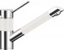 Кухонный смеситель Schock SC200 Alpina-07 белый (59200007) На фото Кухонный смеситель Schock SC200 Alpina-07 белый (59200007)
