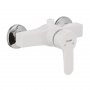 На фото Смеситель для душа PLAMIX Mario-003 White (без шланга и лейки) (PM0011)