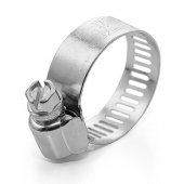 Хомут стальной Intertool оцинкованный 12,7мм D 18-32мм (TC-0118) На фото Хомут стальной Intertool оцинкованный 12,7мм D 18-32мм (TC-0118)