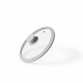 На фото Крышка Fissman ARCADES 20 см с силиконовым ободком (9995)