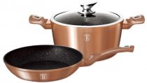 На фото Набор посуды Berlinger Haus Rosegold Collection 3 предмета BH-1281N
