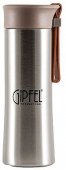 На фото Термос Gipfel Adell 0.35 л серебристый (8397)