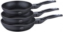 На фото Набор сковородок Berlinger Haus с индикатором нагрева 3 предмета BH-1293N
