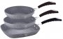 На фото Набор сковородок Berlinger Haus Touch Line 3 предмета (BH-1181N)