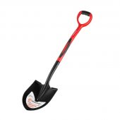 На фото Лопата штыковая Intertool ручка из фибергласса, 217х290х1050 мм (FT-2013)