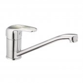 Смеситель для кухни Haiba MAGIC 004 с серой ручкой (HB0686) На фото Смеситель для кухни Haiba MAGIC 004 с серой ручкой (HB0686)