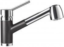 Смеситель для кухни Schock Pila Nero-13 черный (54112013) На фото Смеситель для кухни Schock Pila Nero-13 черный (54112013)
