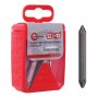 На фото Комплект отверточных бит Intertool PZ1/PZ2 1/4"*60мм 10шт (VT-5786)